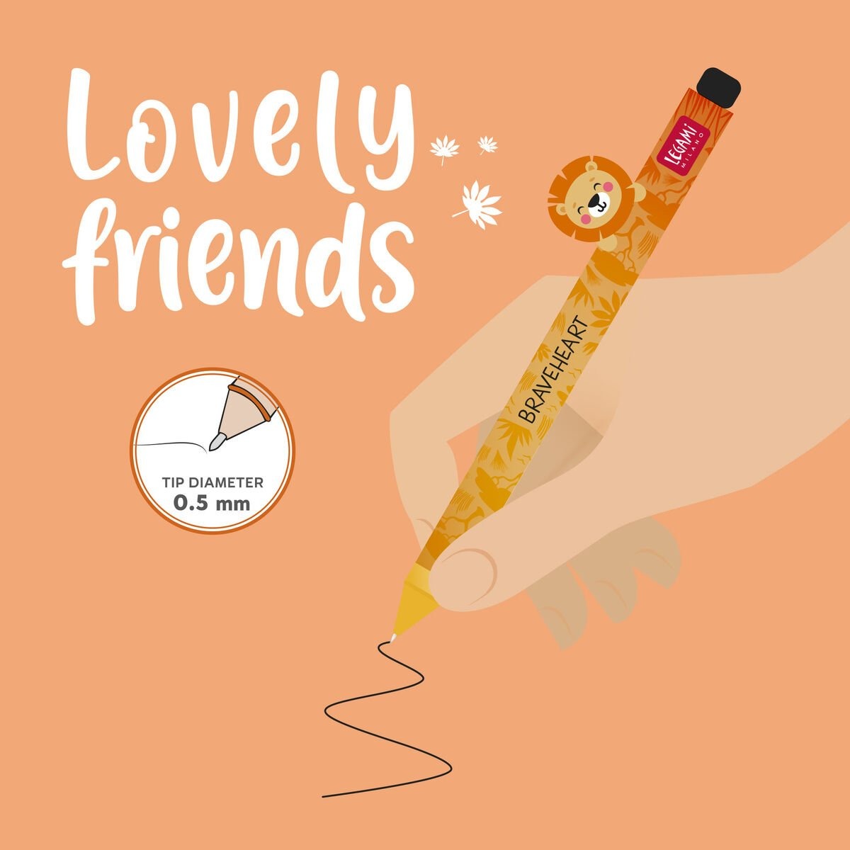 Legami - Gelstift Lovely Friends Lion