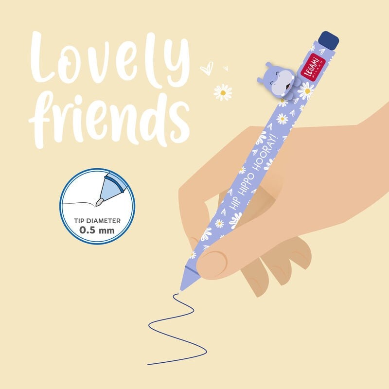 Legami - Gelstift Lovely Friends Hippo