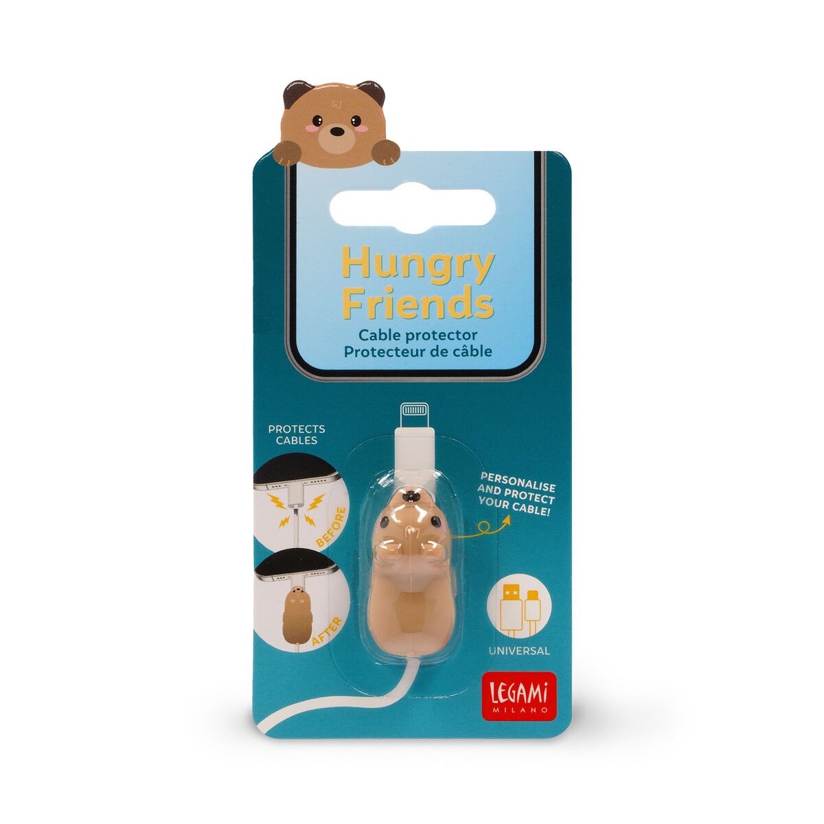 Legami - Kabelschutz Teddy Bear 