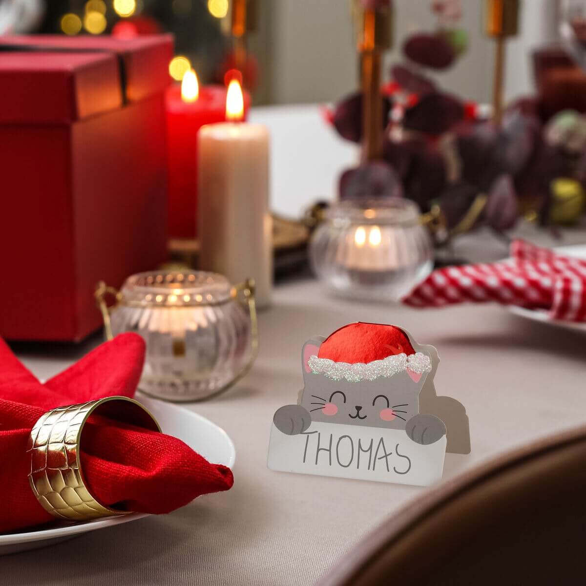 Legami - Weihnachtliche Tischkarten 12er Set