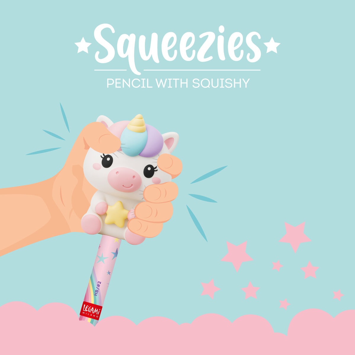 Legami - Anti-Stress-Bleistift Unicorn