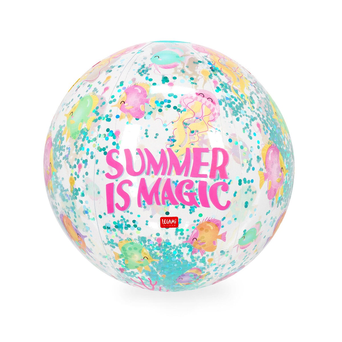 Legami - Beachball Glitter Summer is Magic