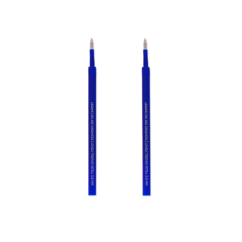 Legami - 2 Ersatzpatronen Blau für Gelstift Lovely Friends