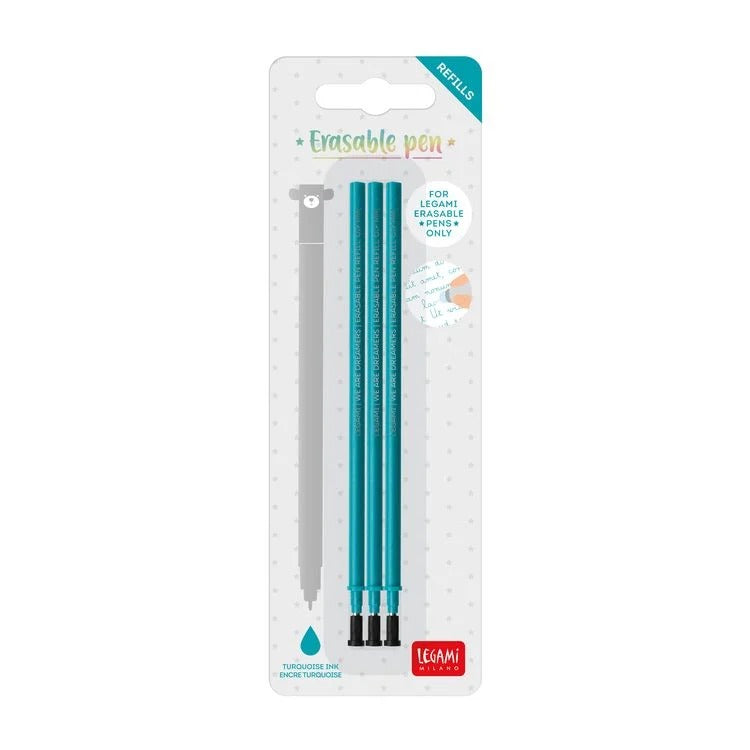 Legami - Ersatzmine für löschbaren Gelstift Türkis