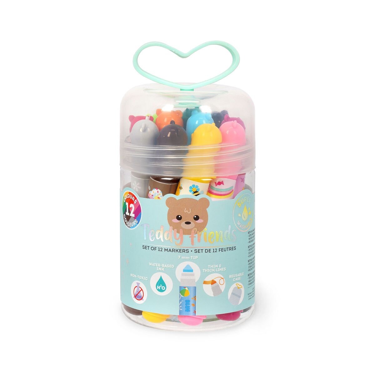Legami - Filzstifte 12 Stk. Teddy Friends