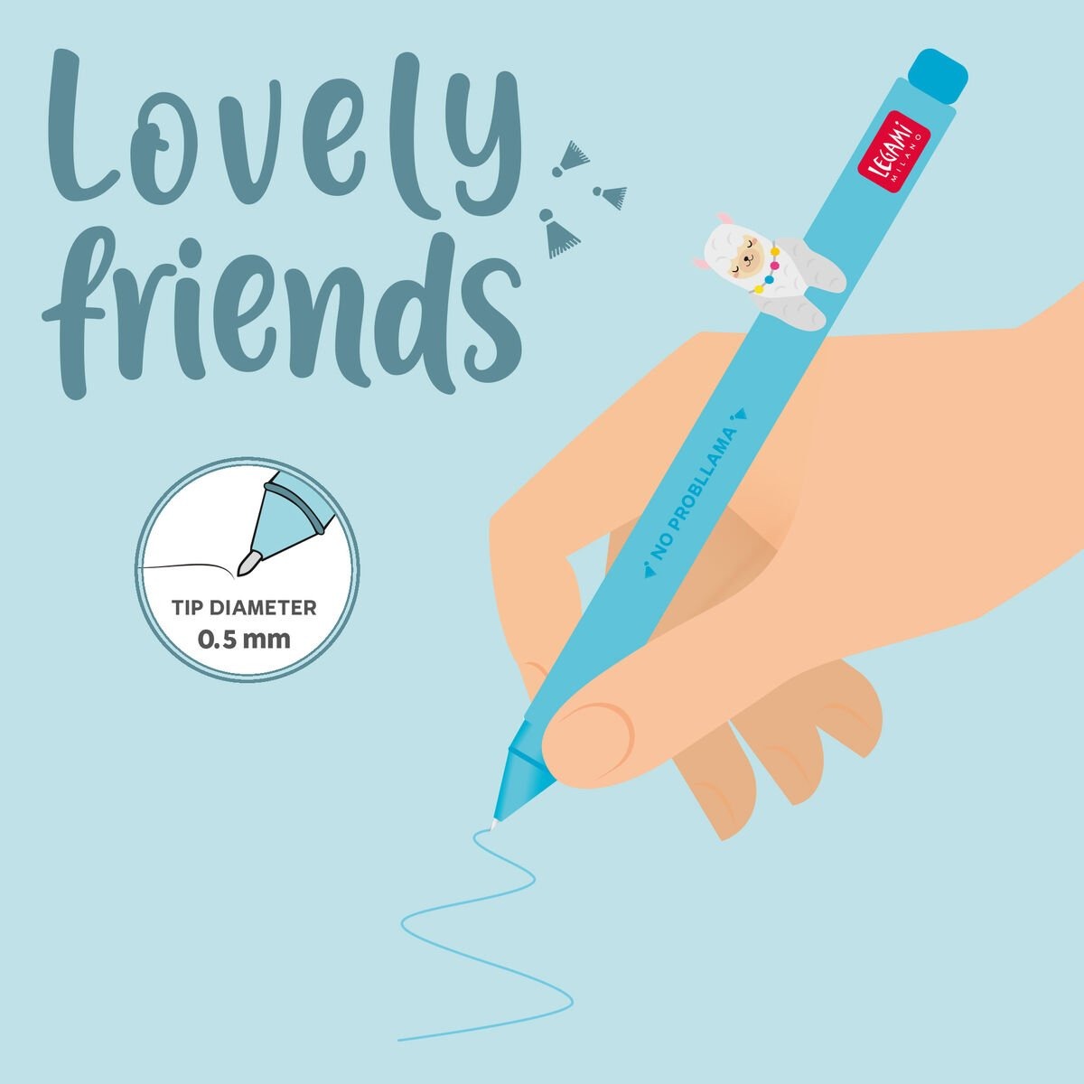 Legami - Gelstift Lovely Friends Lama No Probllama