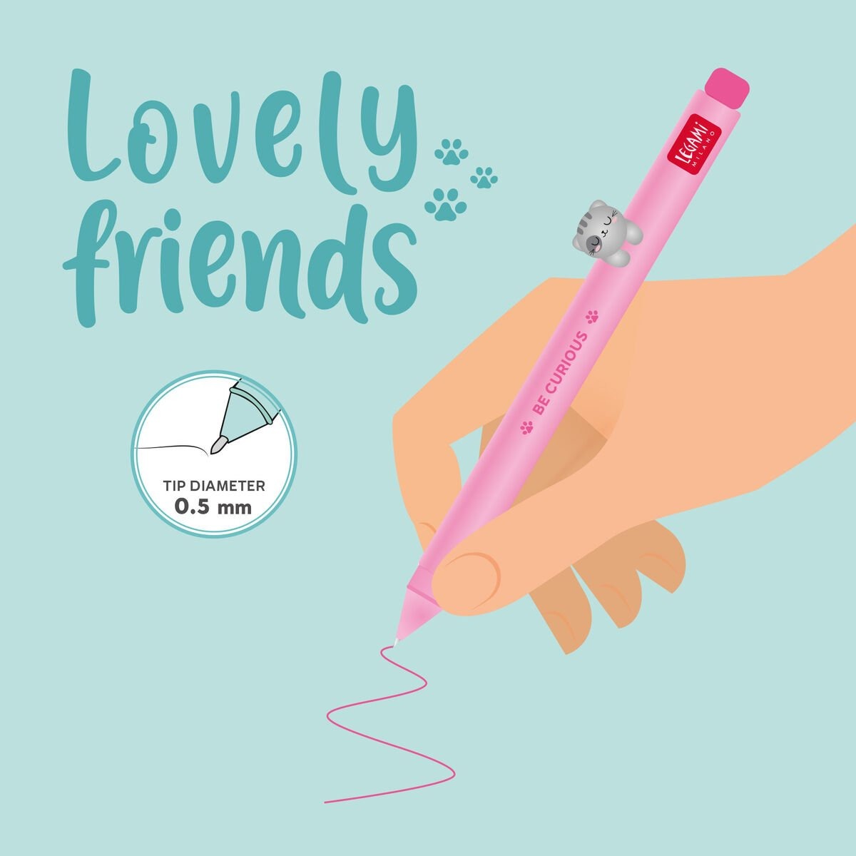 Legami - Gelstift Lovely Friends Kitty