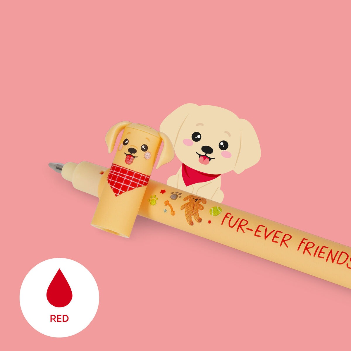 Legami - Löschbarer Gelstift 3er Set Fur-ever Friends