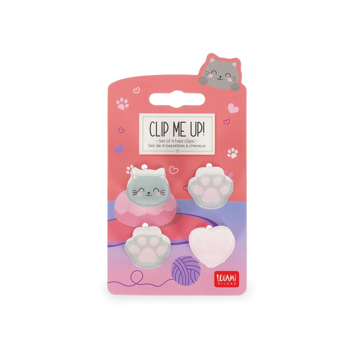 Legami - Haarklammern Mini Kitty