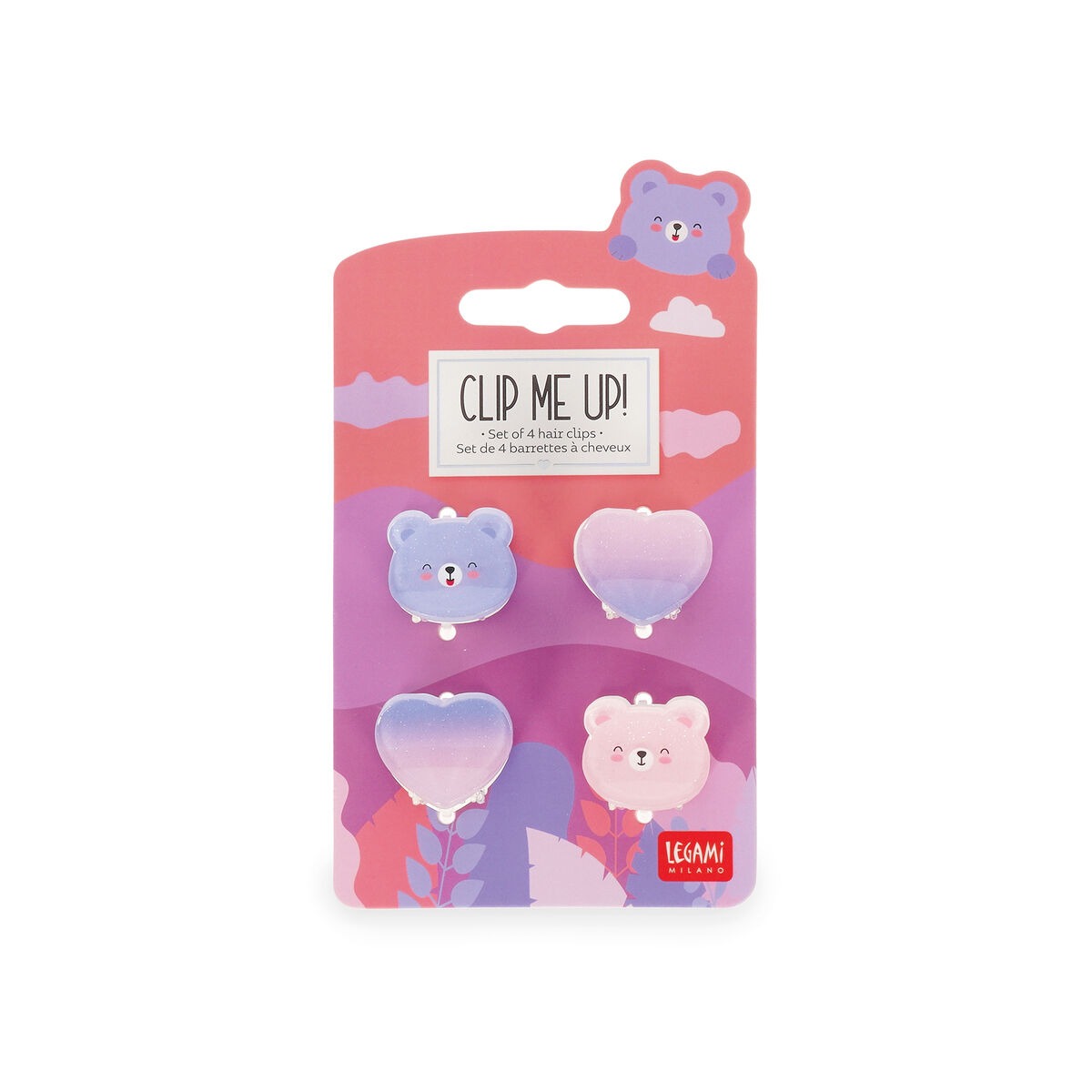 Legami - Haarklammern Mini Teddy