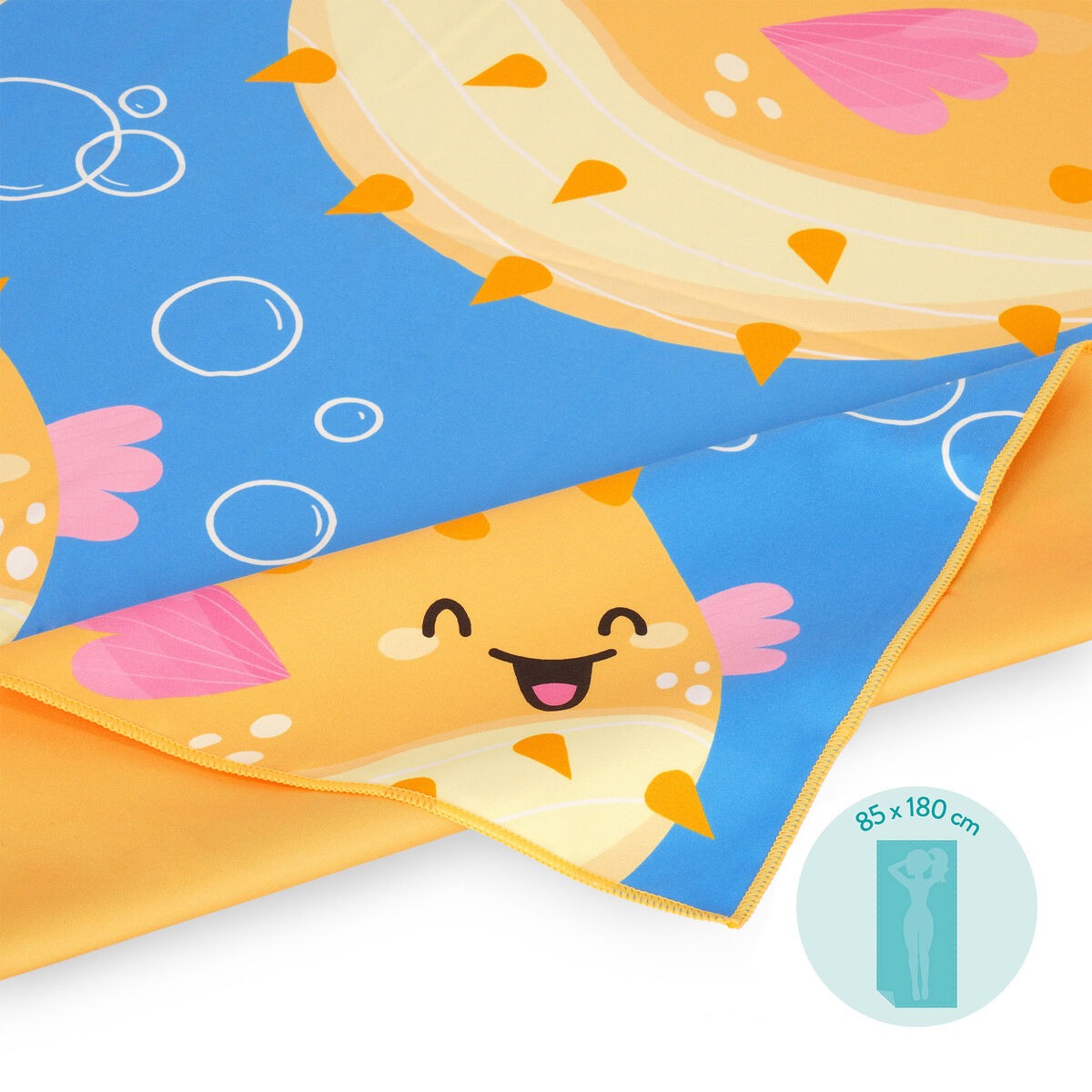 Legami - Handtuch aus Mikrofaser Pufferfish