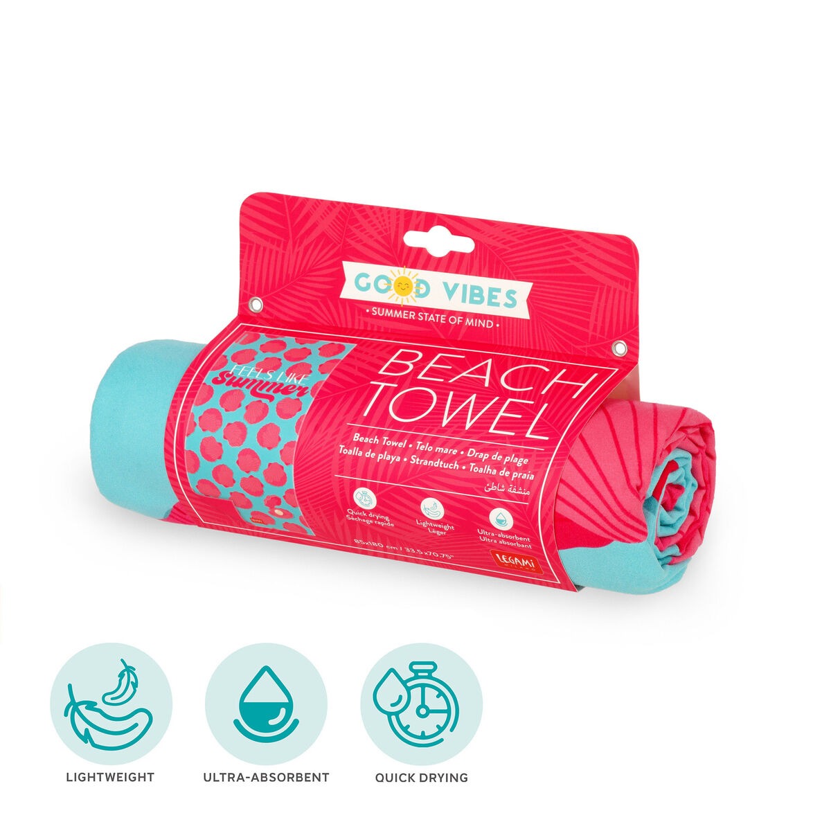 Legami - Handtuch aus Mikrofaser Seashell
