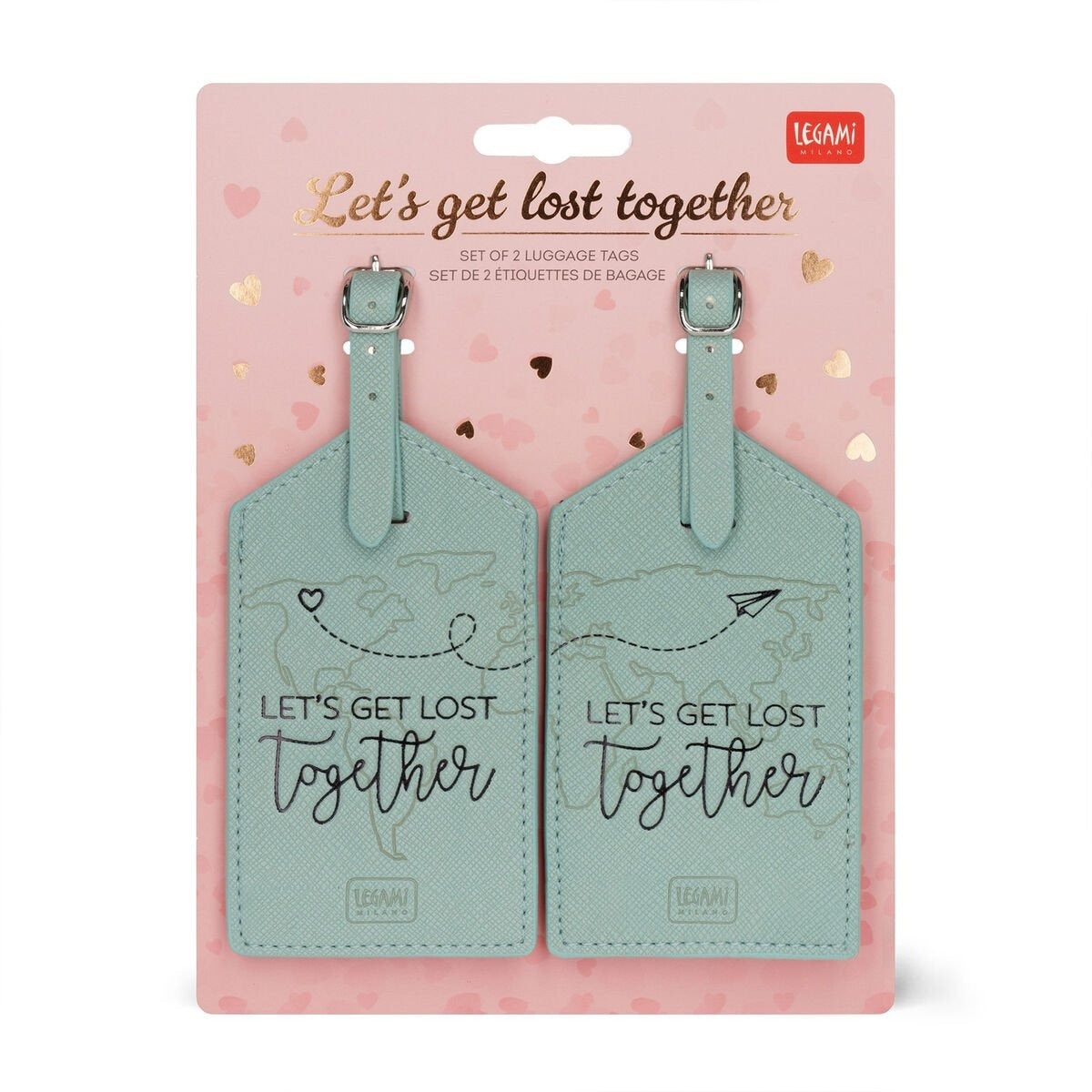 Legami - Set mit 2 Kofferetiketten