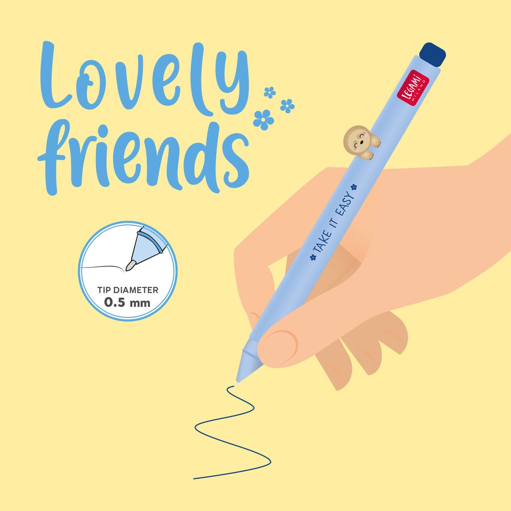 Legami - Gelstift Lovely Friends Faultier