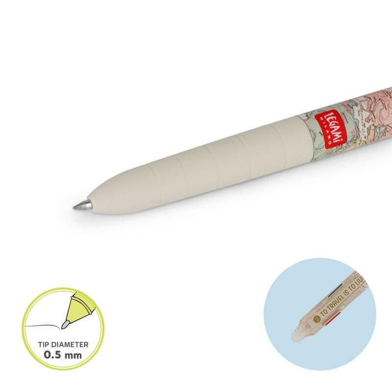 Legami - Löschbarer Gelstift Travel in 3 Farben