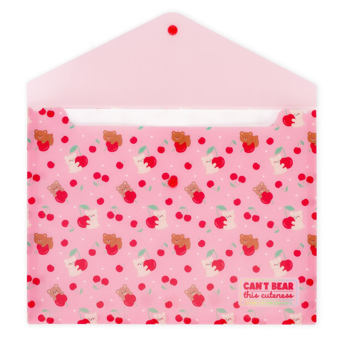 Legami - Dokumentenmappe Teddy Bear Cherry Pink