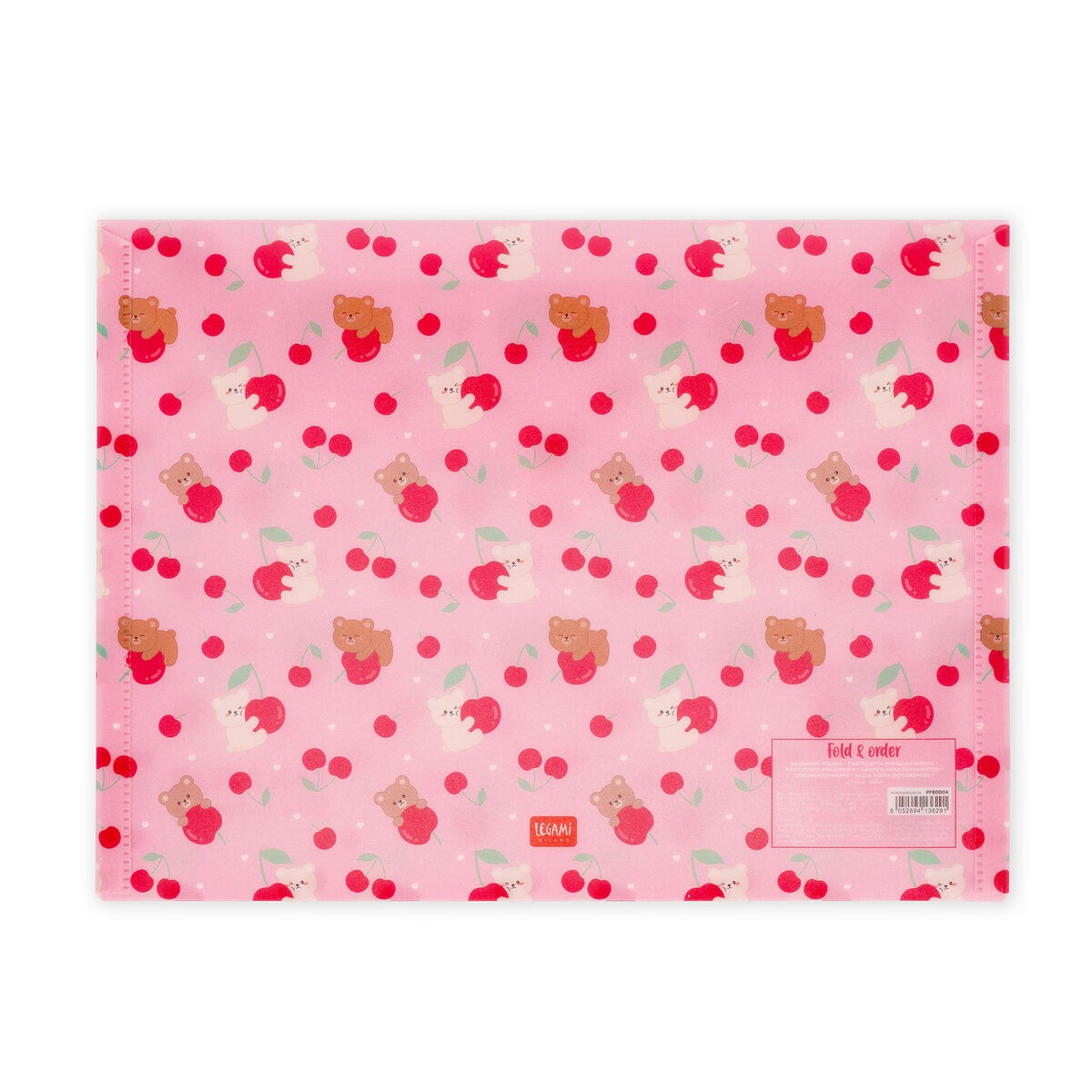 Legami - Dokumentenmappe Teddy Bear Cherry Pink