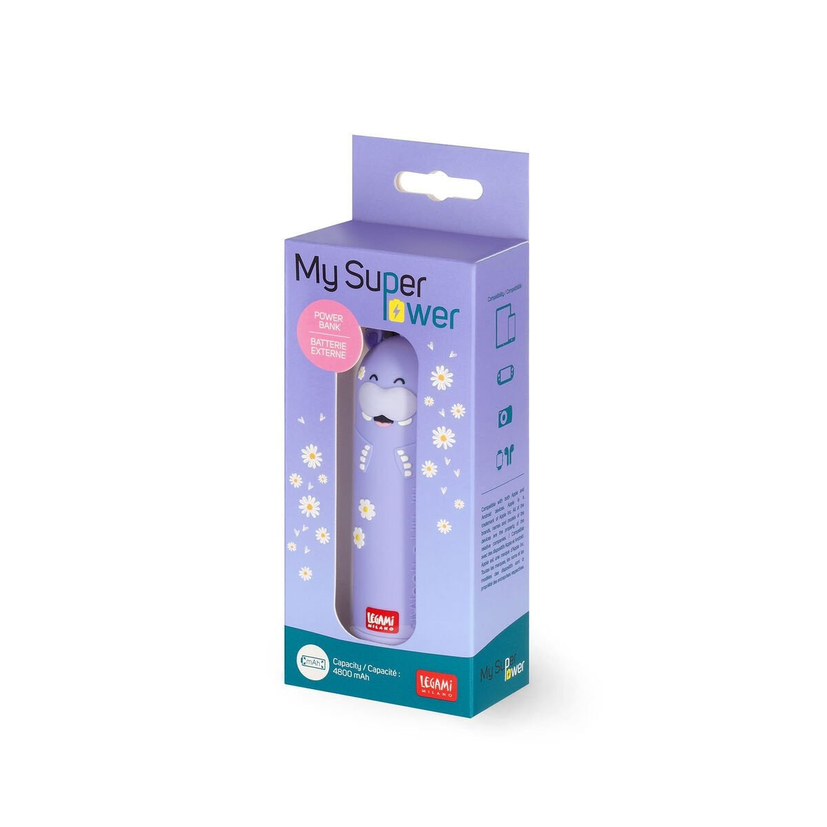 Legami - Powerbank Hippo