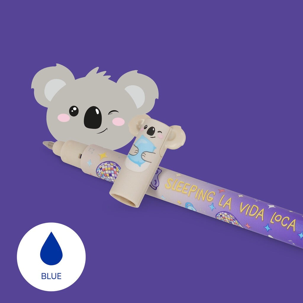 Legami - Löschbarer Gelstift Koala „Sleeping la Vida Loca“