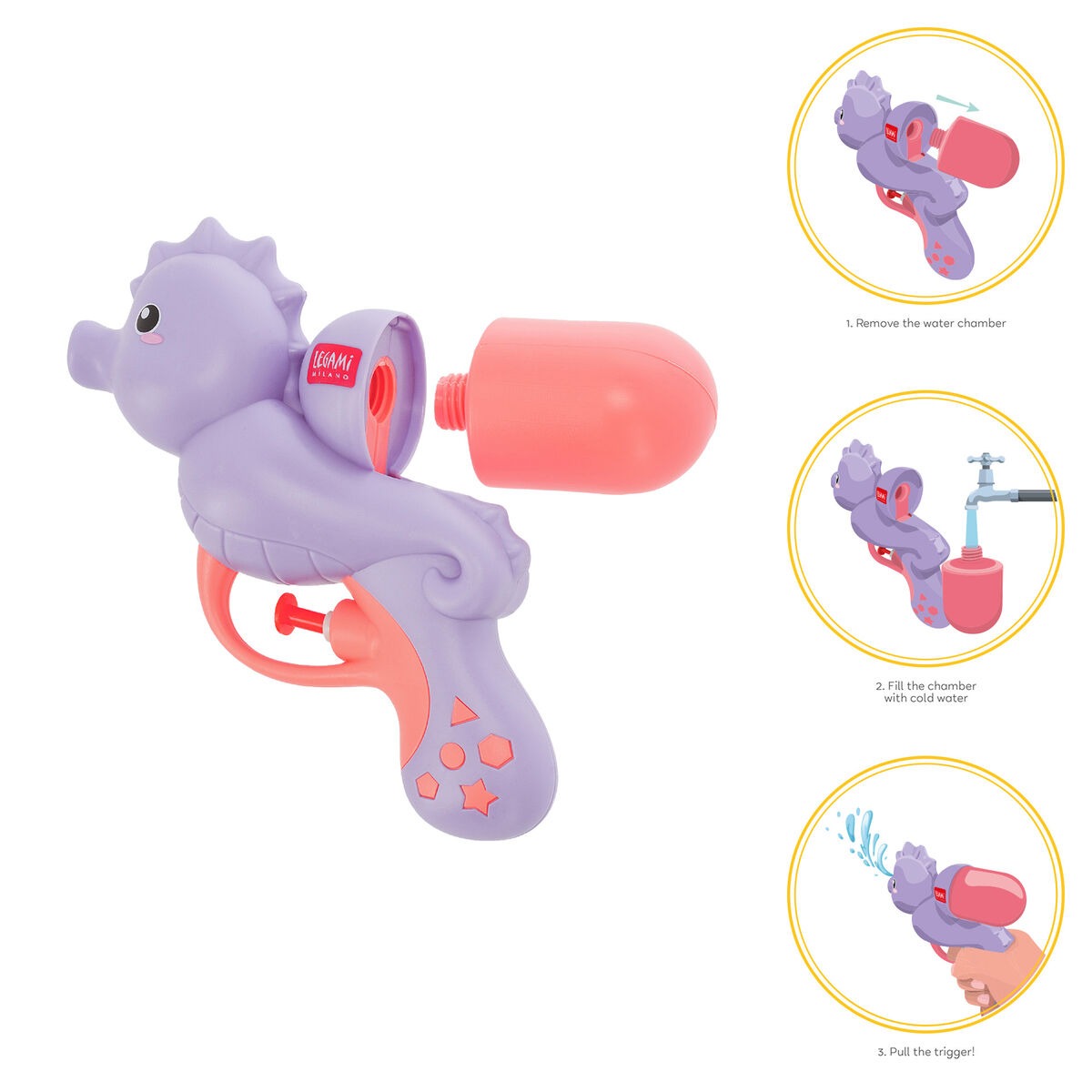 Legami - Wasserpistole Seahorse 50ml