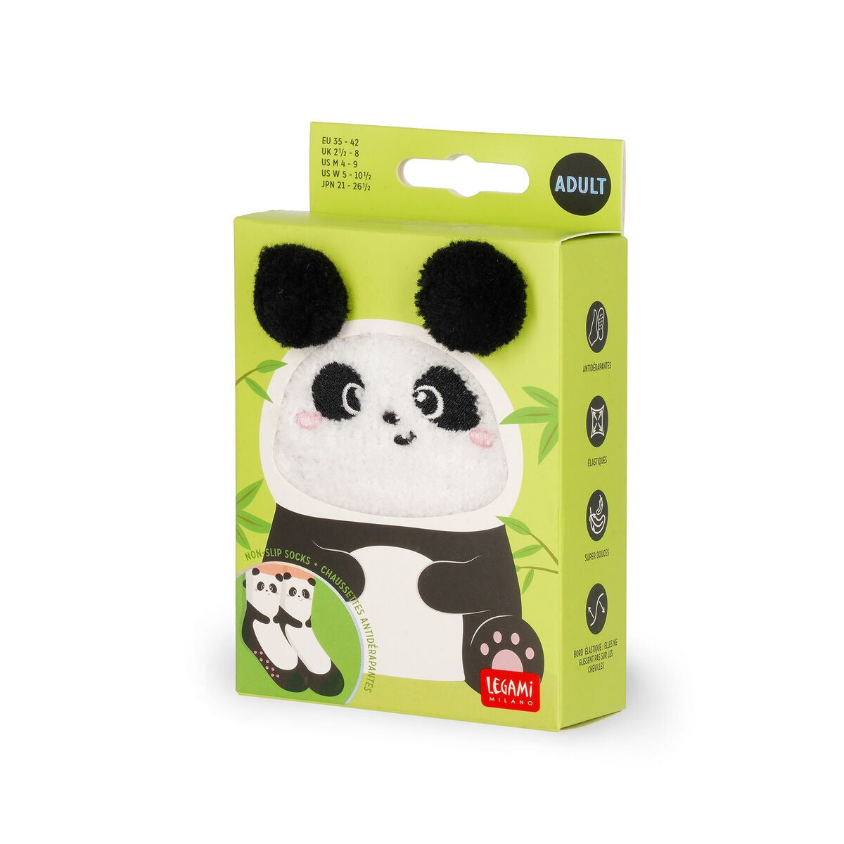 Legami - Rutschfeste Socken - It's a Match! Panda