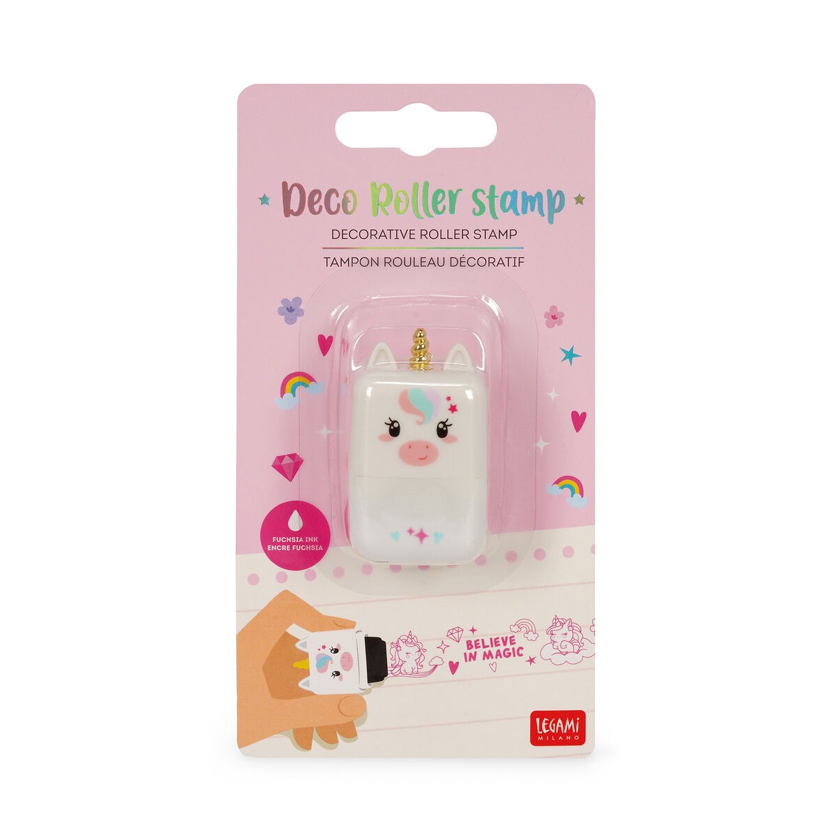 Legami - Stempelroller Unicorn