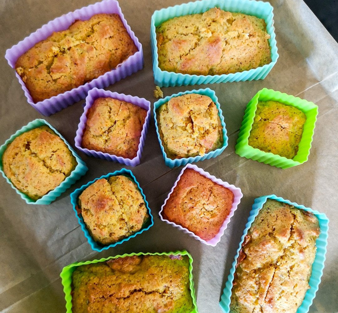 LEKKABOX - Bento Förmchen 2er Set Rosa/Flieder