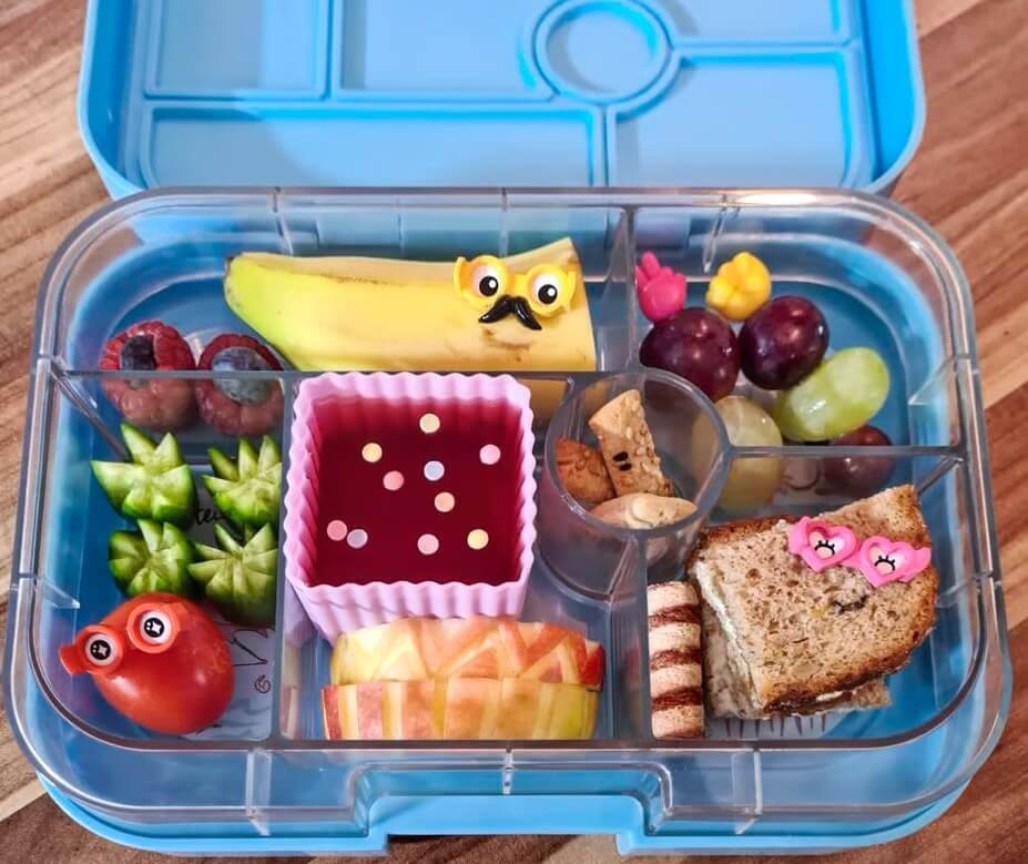LEKKABOX - Bento Förmchen 4er Set Rosa/Flieder