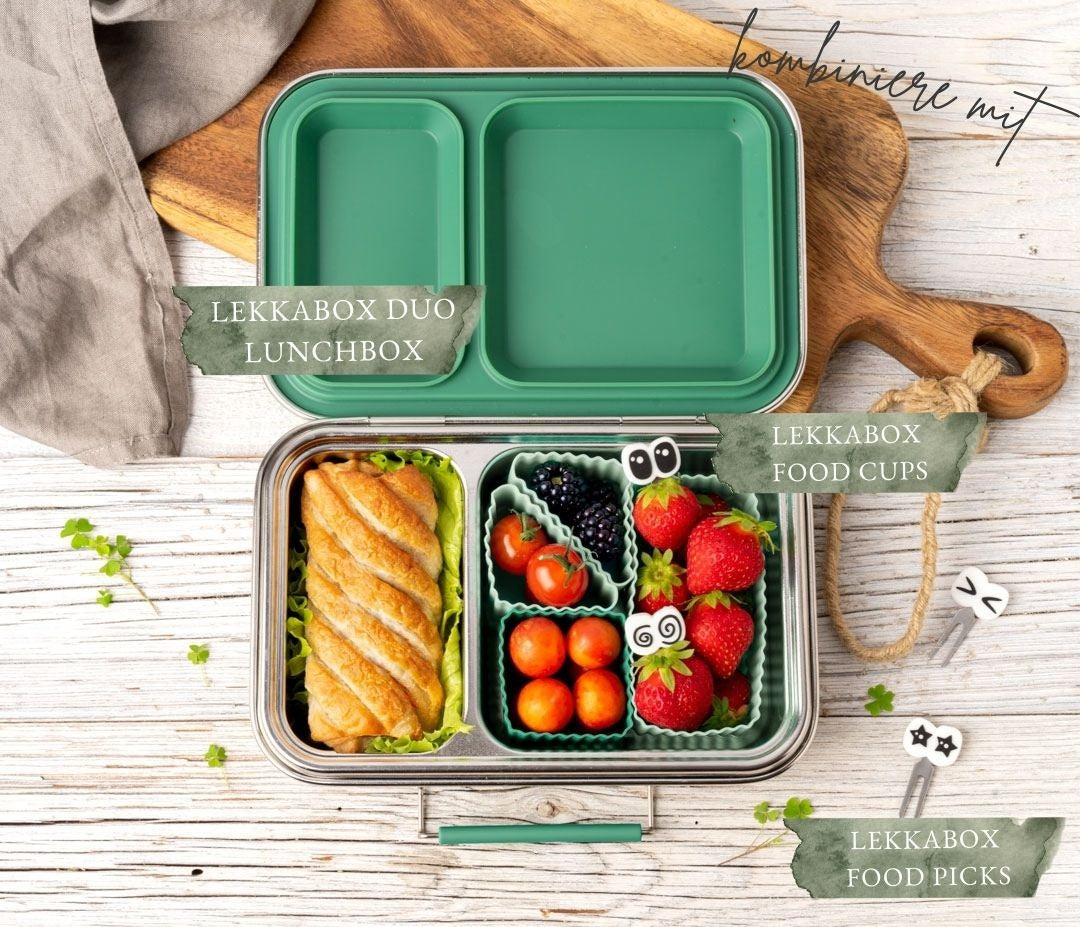 LEKKABOX - Bento Förmchen 4er Set Forest