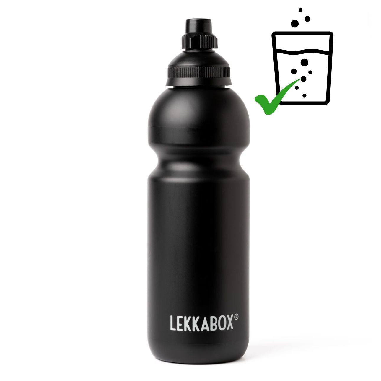 LEKKABOX - Trinkflasche Kohlensäure-geeignet 600ml
