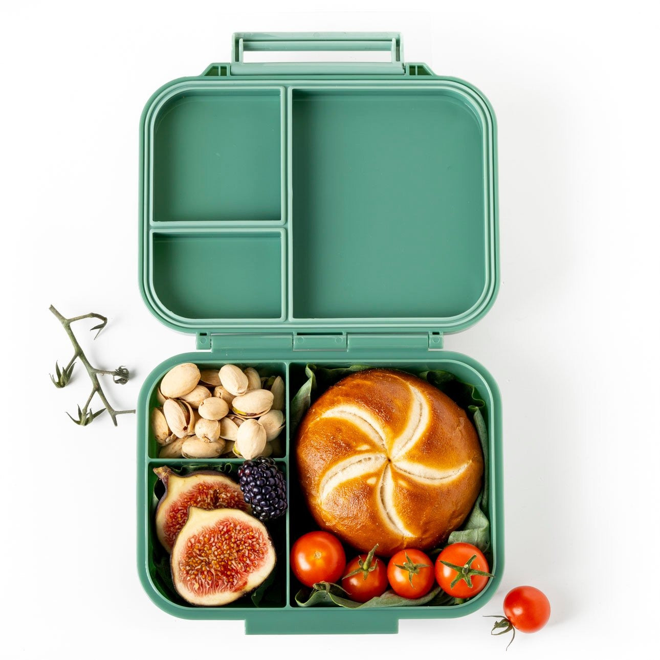 LEKKABOX - Mini Classic Lunchbox mit 3 Fächern Forest