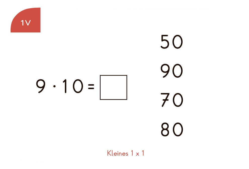 Kölner Lernspielverlag - Kartensatz Kleines 1x1 ab 2. Klasse