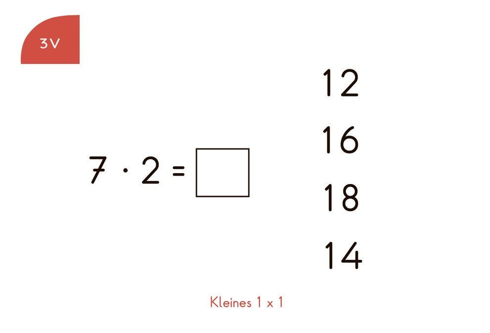 Kölner Lernspielverlag - Kartensatz Kleines 1x1 ab 2. Klasse