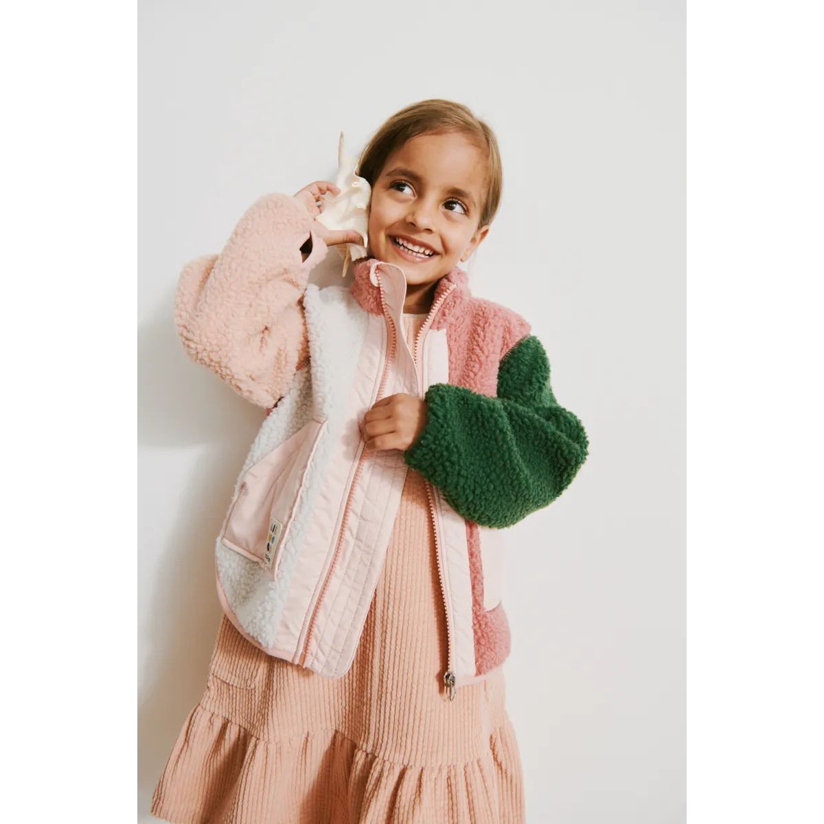 Liewood - Jacke Noam Pile Dusty rose multi mix