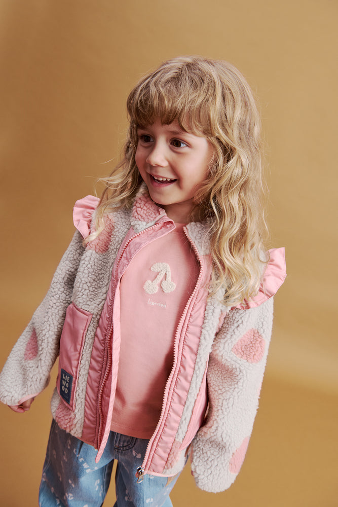 Liewood - Jacke Noam Spot dot Sandy / Rose blush mix