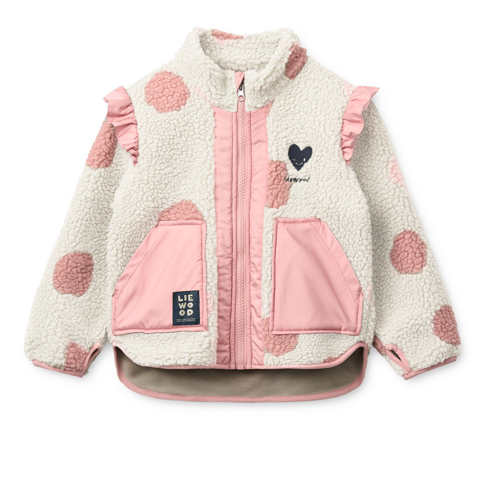 Liewood - Jacke Noam Spot dot Sandy / Rose blush mix
