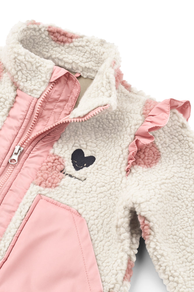 Liewood - Jacke Noam Spot dot Sandy / Rose blush mix