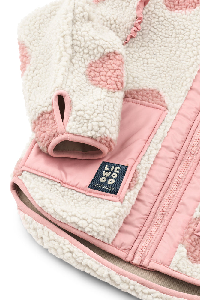 Liewood - Jacke Noam Spot dot Sandy / Rose blush mix