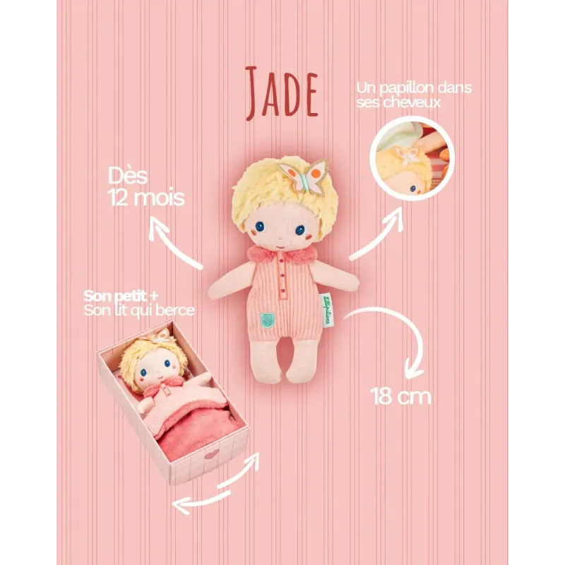 Lilliputiens - Stoffpuppe Jade 18 cm