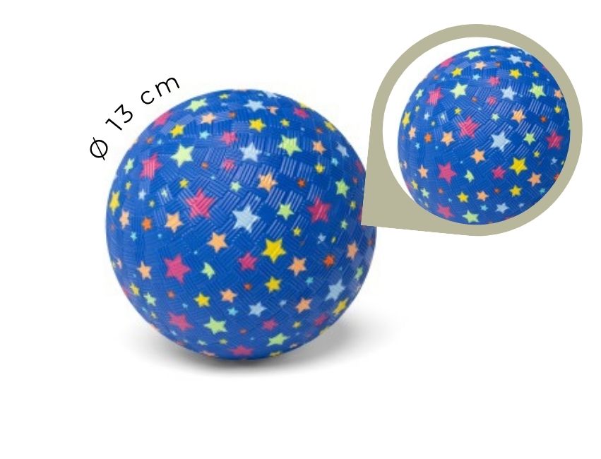 Little L - Ball aus Naturkautschuk "Sterne" ⌀13cm