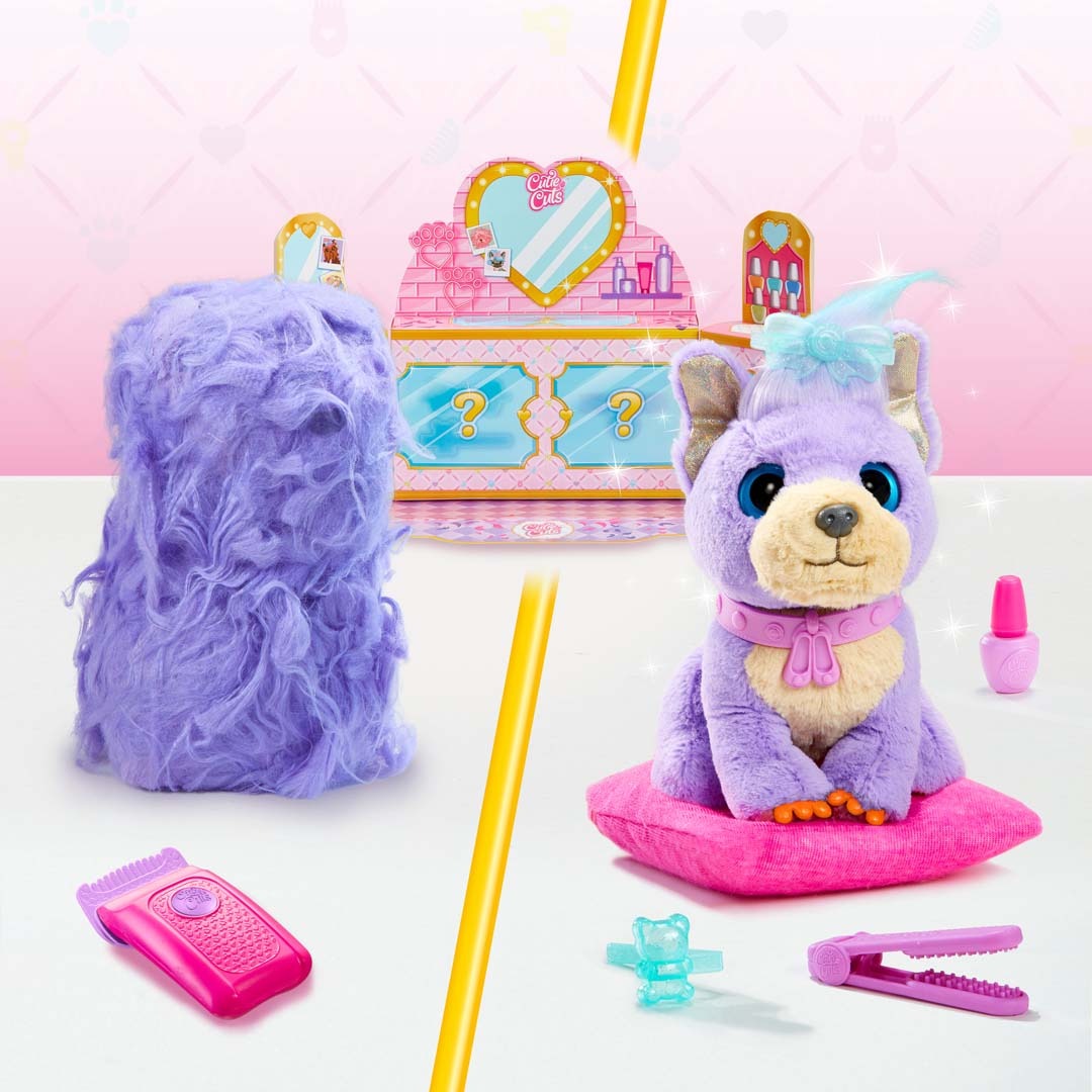 Little Live Pets - Hundesalon "Scruff-a-Luvs Cutie Cuts" lila