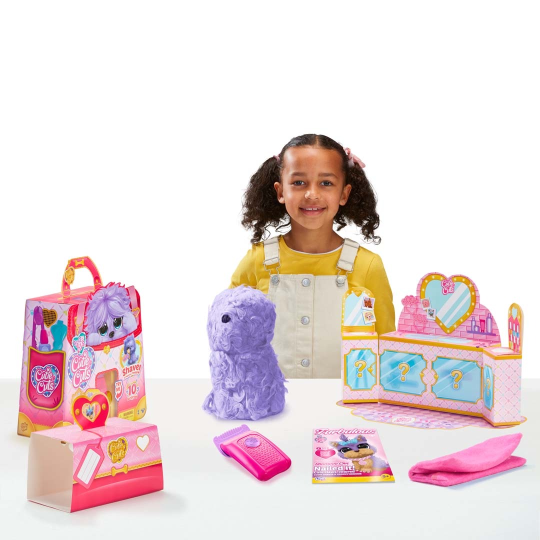 Little Live Pets - Hundesalon "Scruff-a-Luvs Cutie Cuts" lila