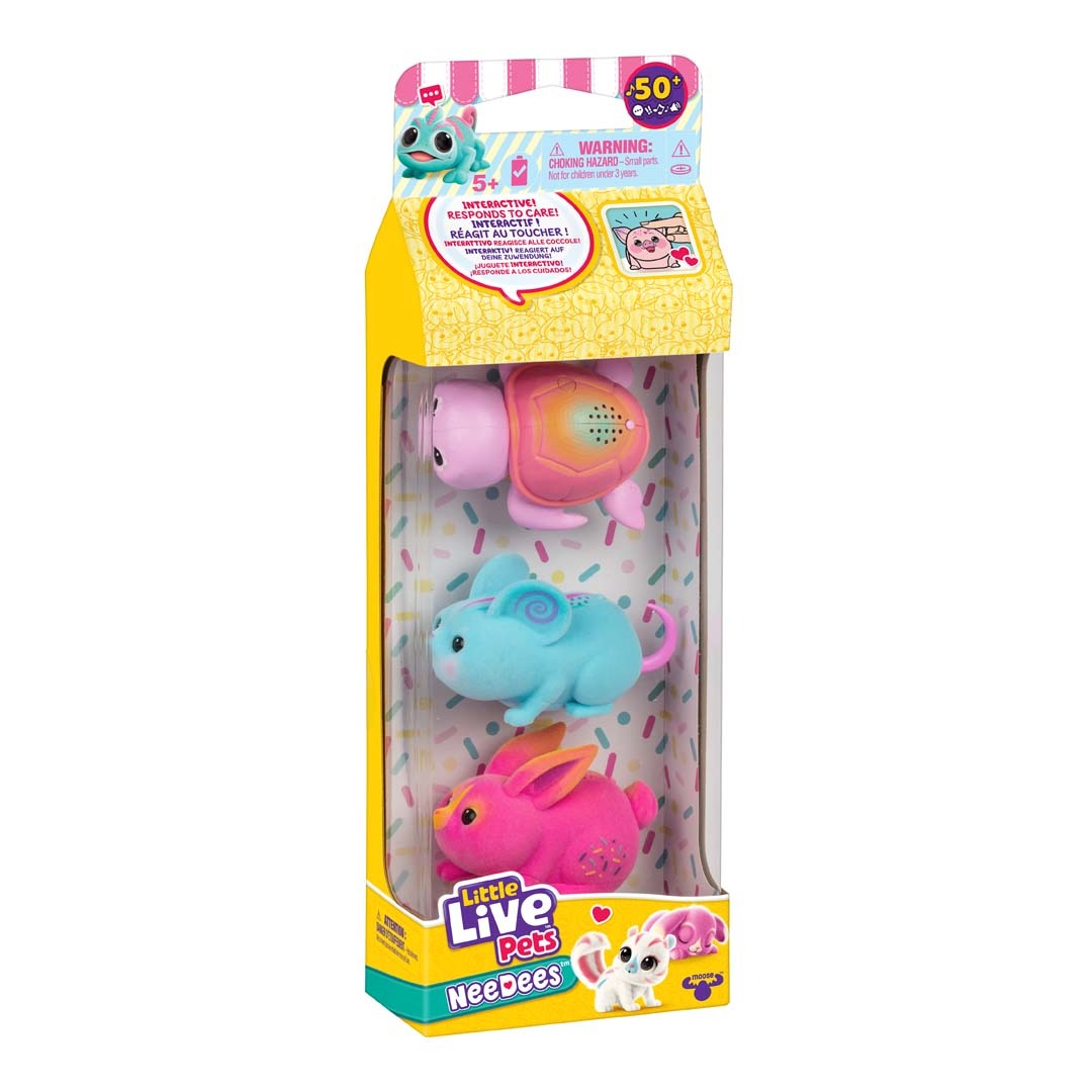 Little Live Pets - Interaktives Haustier "NeeDees" 3er-Pack