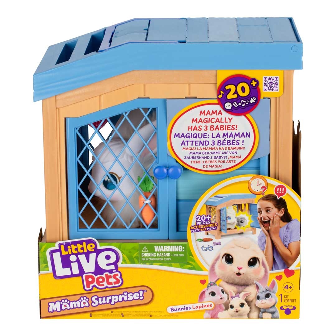 Little Live Pets - Interaktiver Mamahase mit Stall