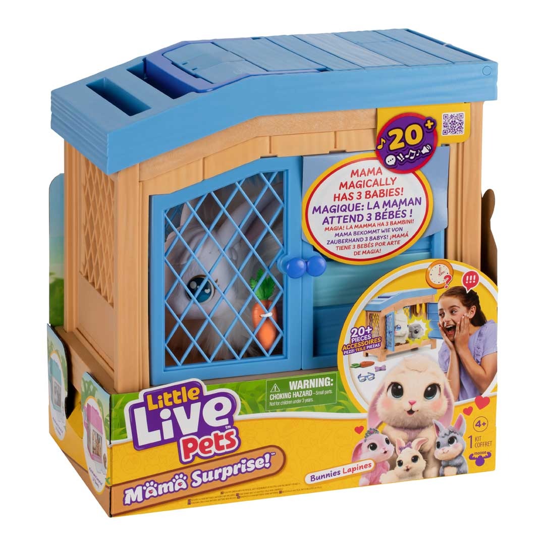 Little Live Pets - Interaktiver Mamahase mit Stall