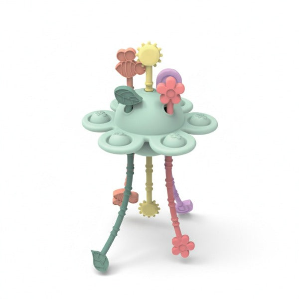Little L - Sensorikspiel Silikon Blume Mint