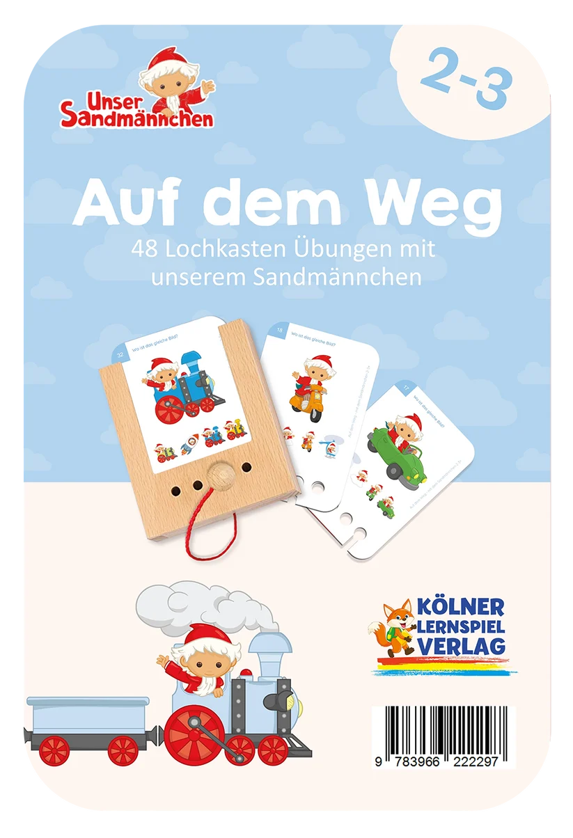 Kölner Lernspielverlag - Kartensatz Auf dem Weg Sandmännchen 2-3