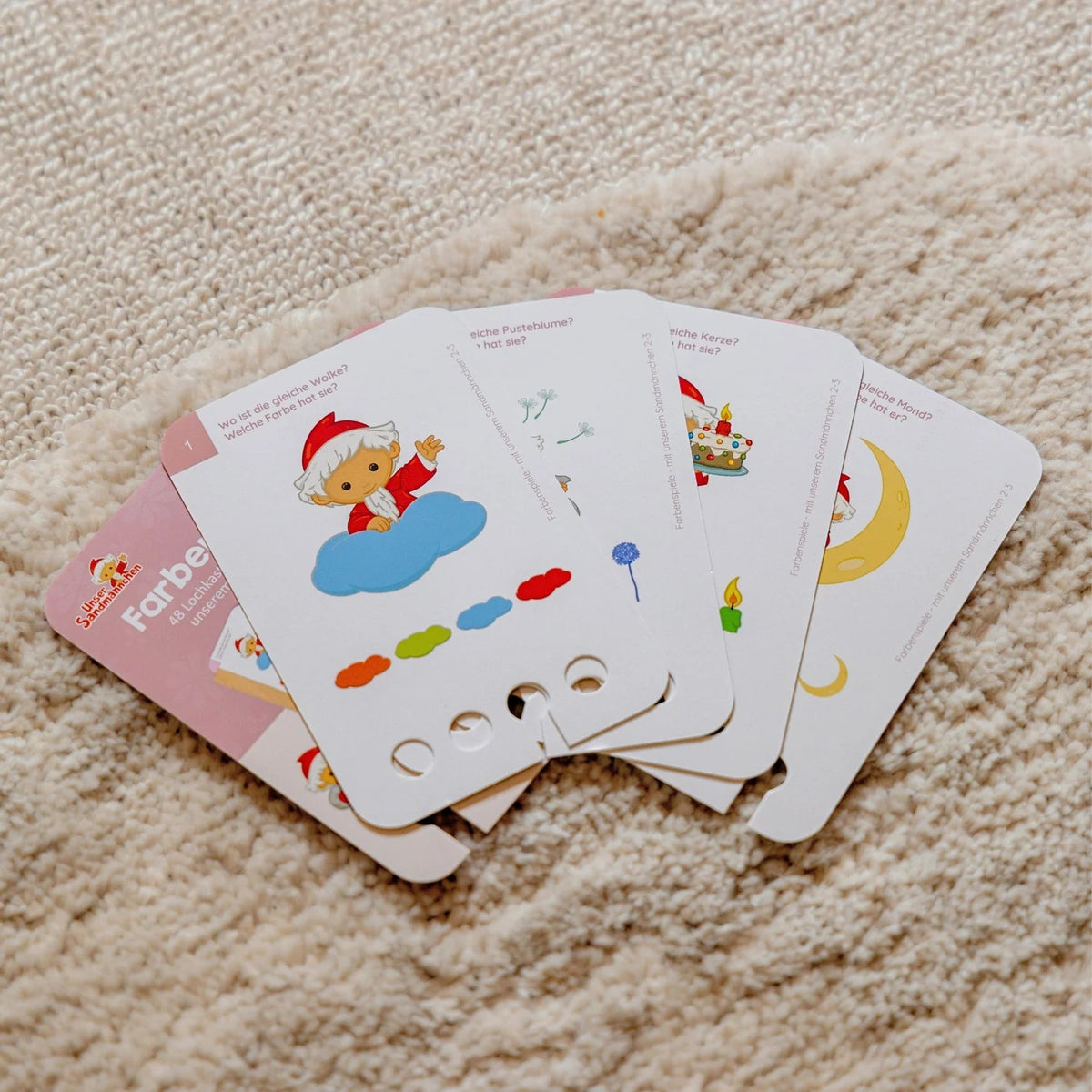 Kölner Lernspielverlag - Kartensatz Farbenspiele Sandmännchen 2-3