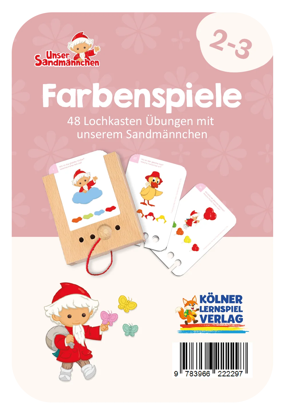 Kölner Lernspielverlag - Kartensatz Farbenspiele Sandmännchen 2-3