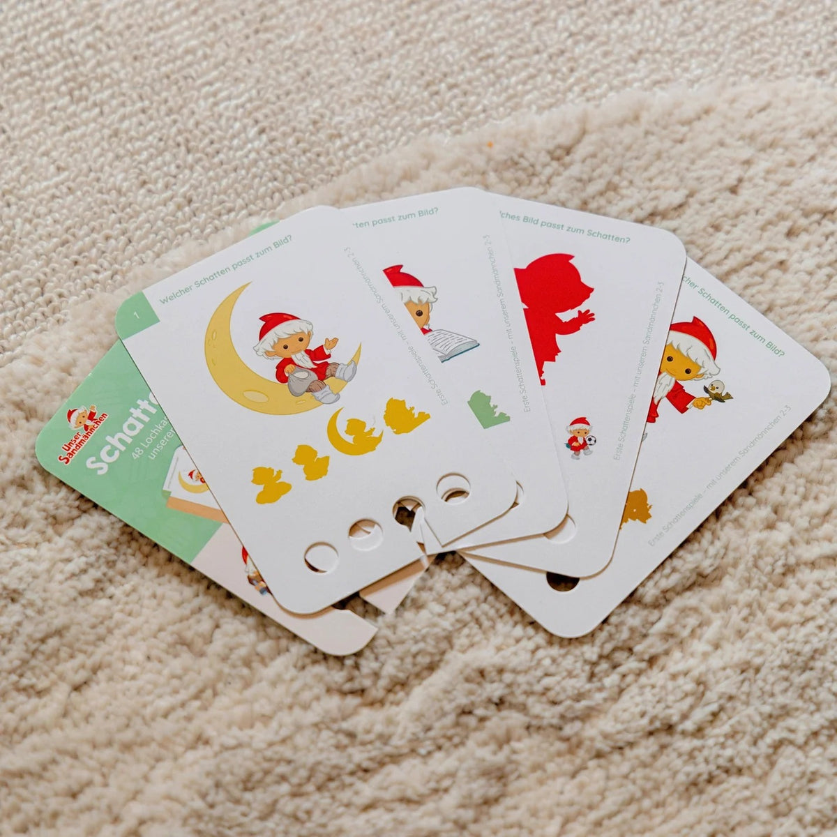 Kölner Lernspielverlag - Kartensatz Schattenspiele Sandmännchen 2-3